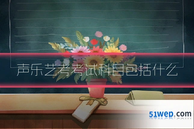声乐艺考考试科目包括什么