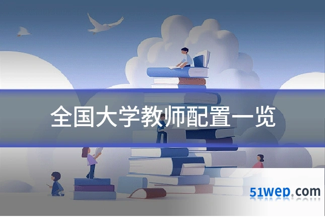 全国大学教师配置一览