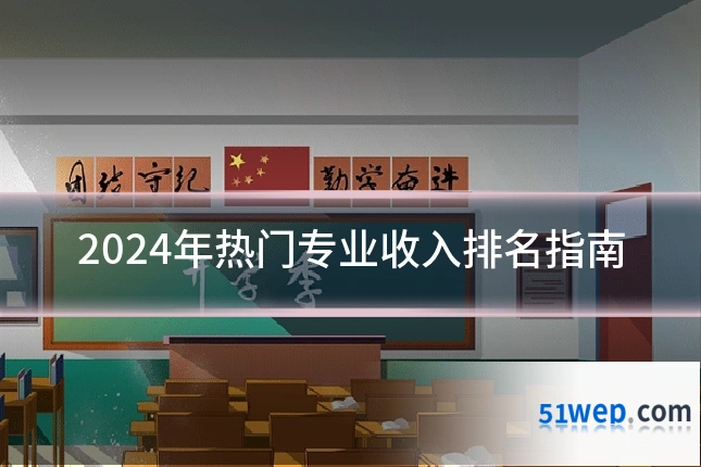 2024年热门专业收入排名指南