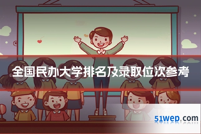 全国民办大学排名及录取位次参考