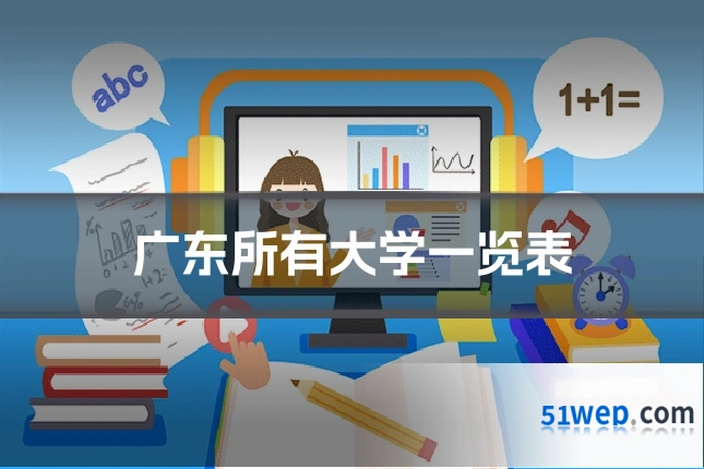 广东所有大学一览表