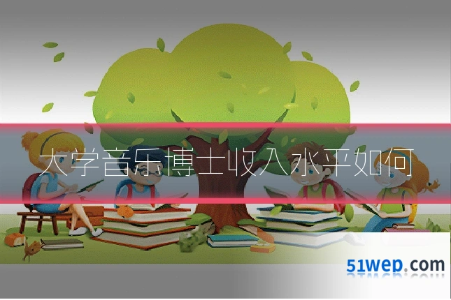 大学音乐博士收入水平如何