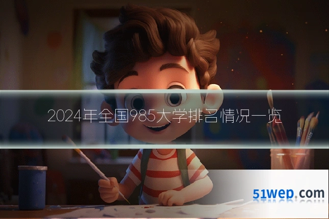 2024年全国985大学排名情况一览