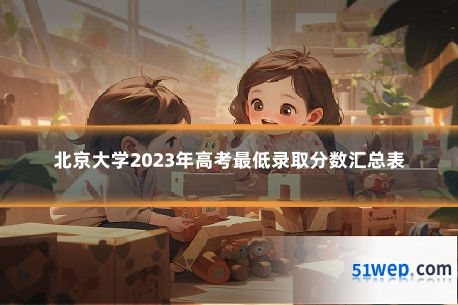 北京大学2023年高考最低录取分数汇总表