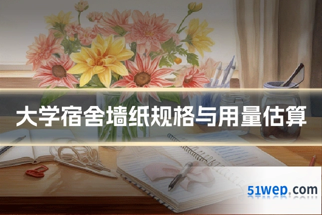 大学宿舍墙纸规格与用量估算
