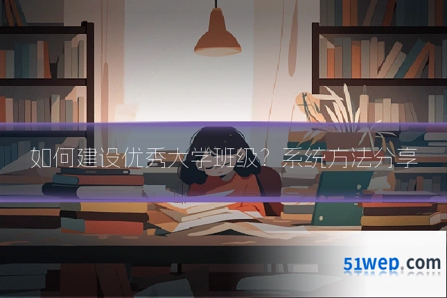 如何建设优秀大学班级?系统方法分享