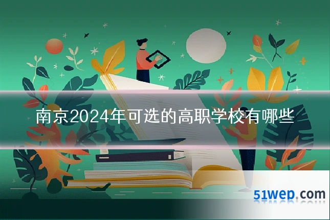 南京2024年可选的高职学校有哪些