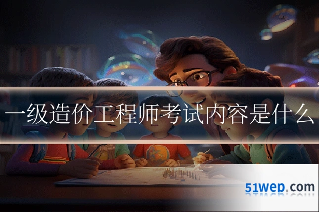 一级造价工程师考试内容是什么