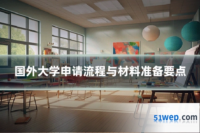 国外大学申请流程与材料准备要点
