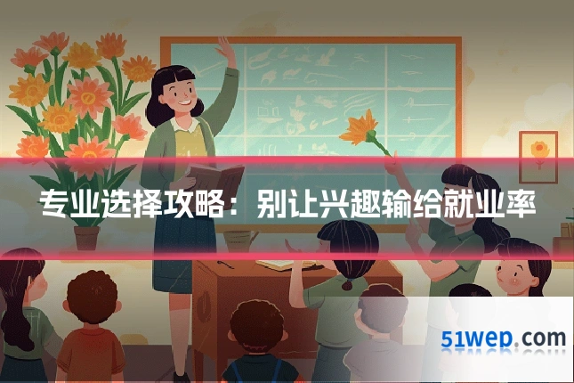 专业选择攻略：别让兴趣输给就业率