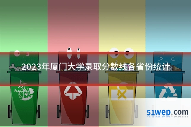2023年厦门大学录取分数线各省份统计