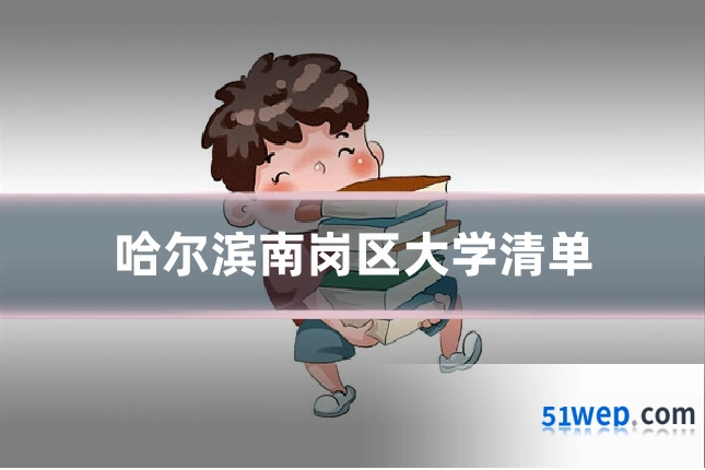 哈尔滨南岗区大学清单