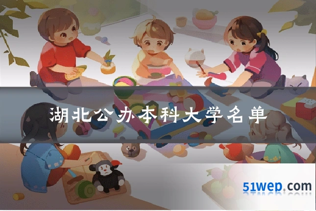 湖北公办本科大学名单