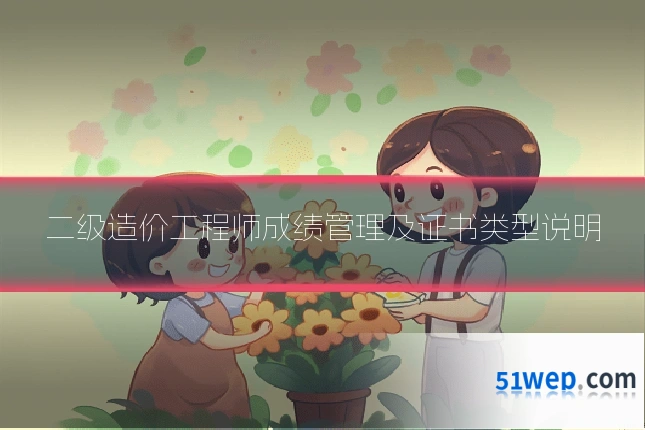 二级造价工程师成绩管理及证书类型说明