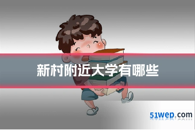 新村附近大学有哪些