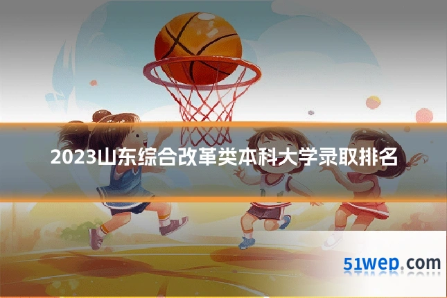 2023山东综合改革类本科大学录取排名