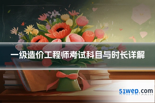 一级造价工程师考试科目与时长详解