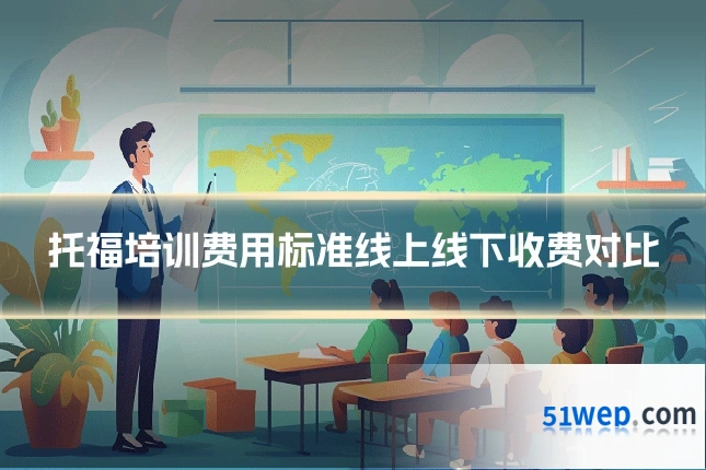 托福培训费用标准线上线下收费对比