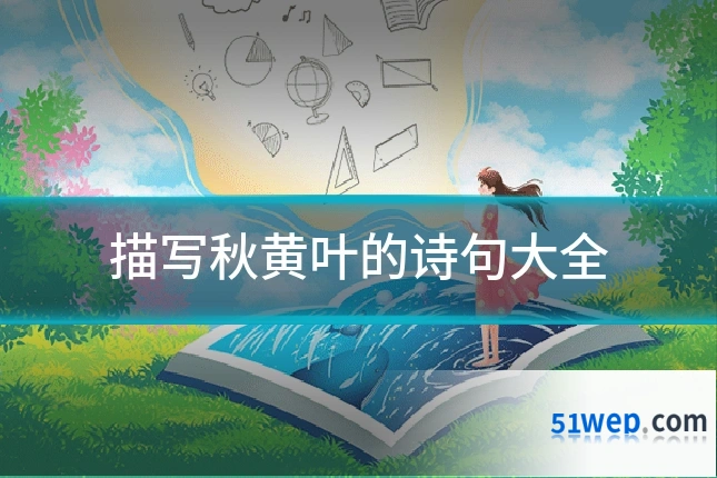 描写秋黄叶的诗句大全