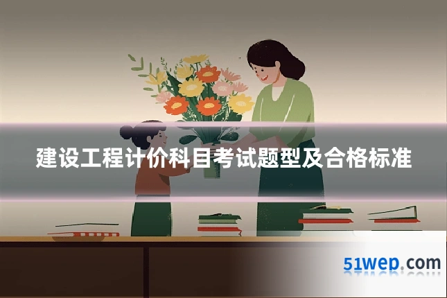 建设工程计价科目考试题型及合格标准