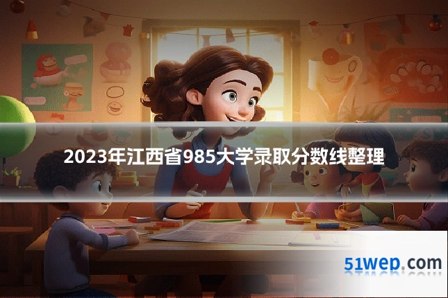 2023年江西省985大学录取分数线整理