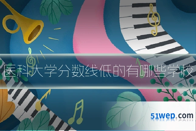 医科大学分数线低的有哪些学校
