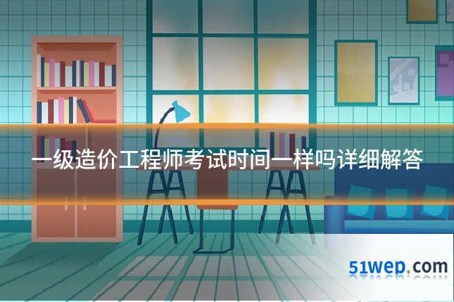 一级造价工程师考试时间一样吗详细解答