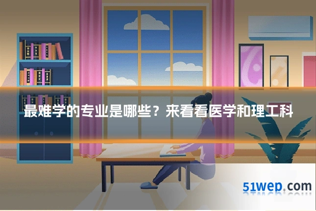 最难学的专业是哪些？来看看医学和理工科