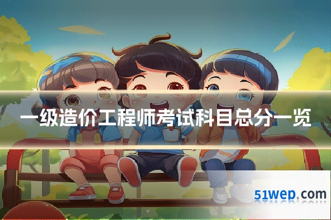 一级造价工程师考试科目总分一览