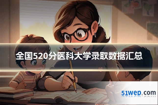 全国520分医科大学录取数据汇总