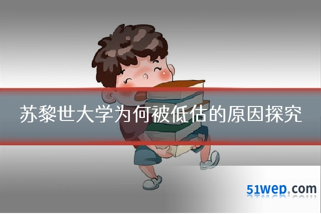 苏黎世大学为何被低估的原因探究
