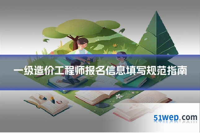 一级造价工程师报名信息填写规范指南