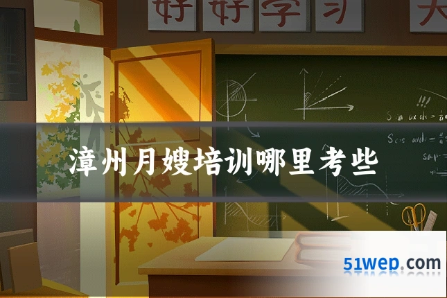 漳州月嫂培训哪里考些