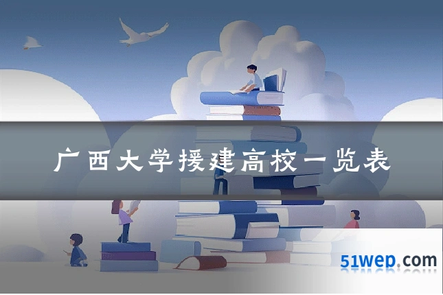 广西大学援建高校一览表