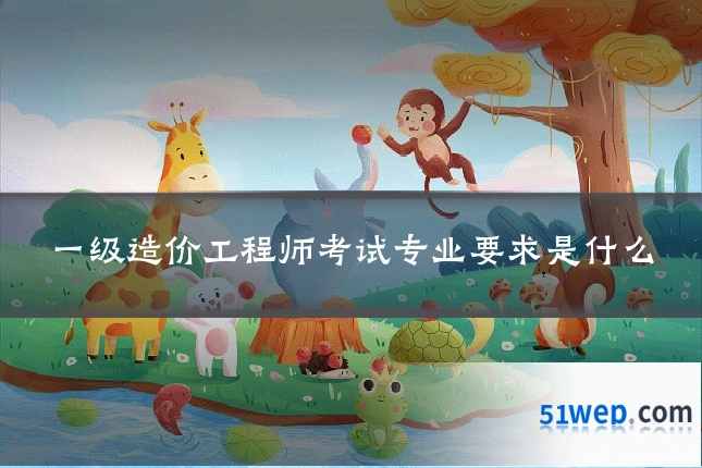 一级造价工程师考试专业要求是什么