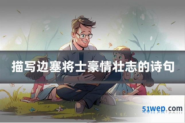 描写边塞将士豪情壮志的诗句