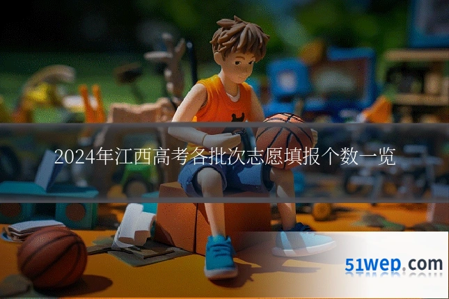2024年江西高考各批次志愿填报个数一览