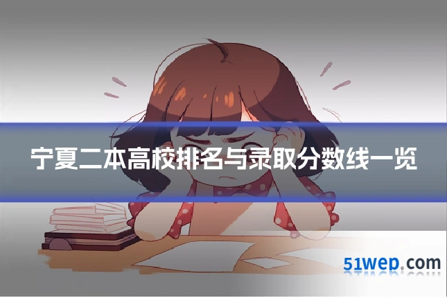 宁夏二本高校排名与录取分数线一览