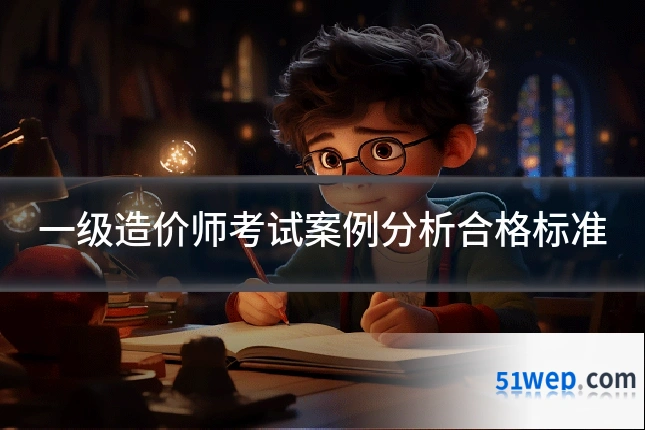一级造价师考试案例分析合格标准
