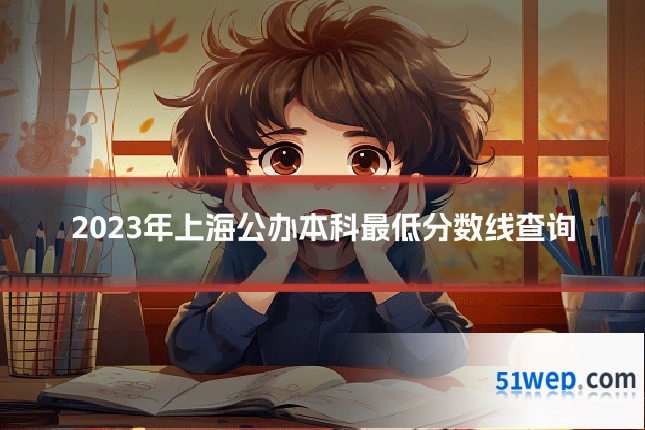 2023年上海公办本科最低分数线查询