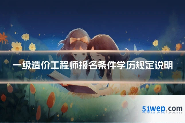 一级造价工程师报名条件学历规定说明