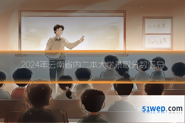 2024年云南省内二本大学录取分数汇总
