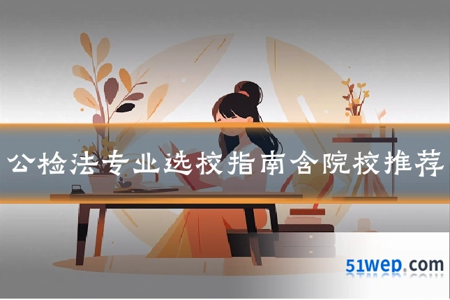 公检法专业选校指南含院校推荐