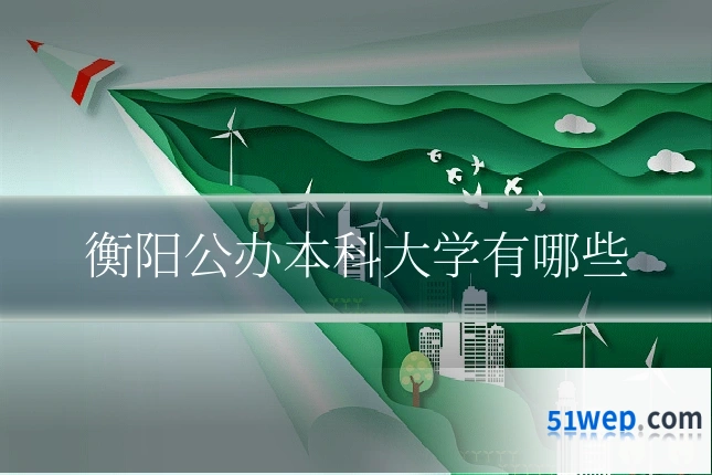 衡阳公办本科大学有哪些