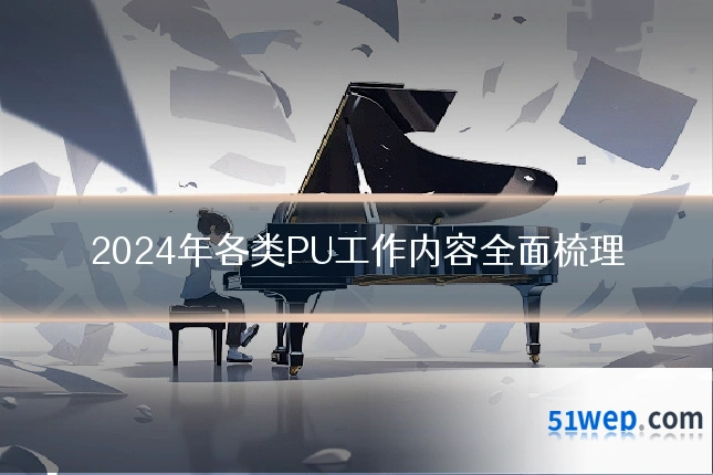 2024年各类PU工作内容全面梳理