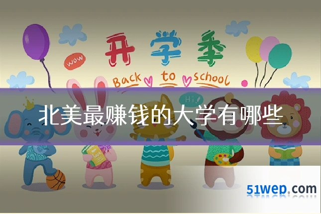 北美最赚钱的大学有哪些