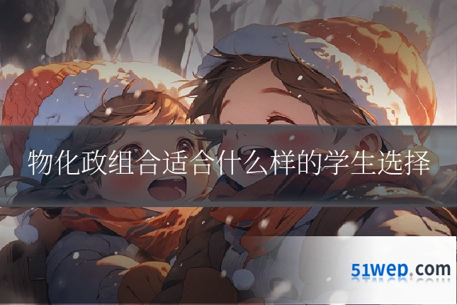 物化政组合适合什么样的学生选择