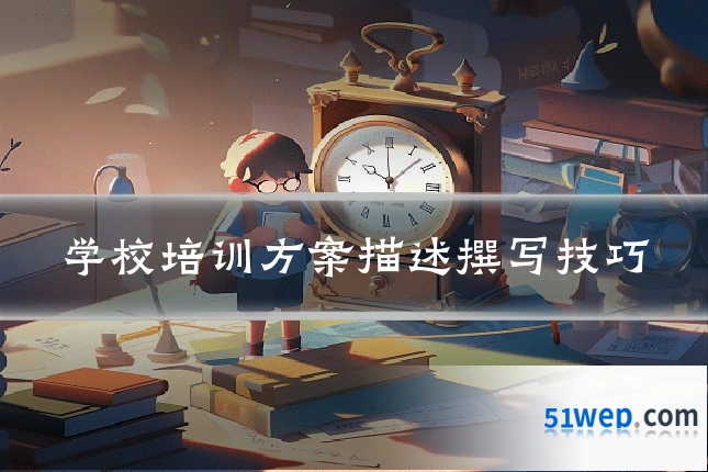 学校培训方案描述撰写技巧