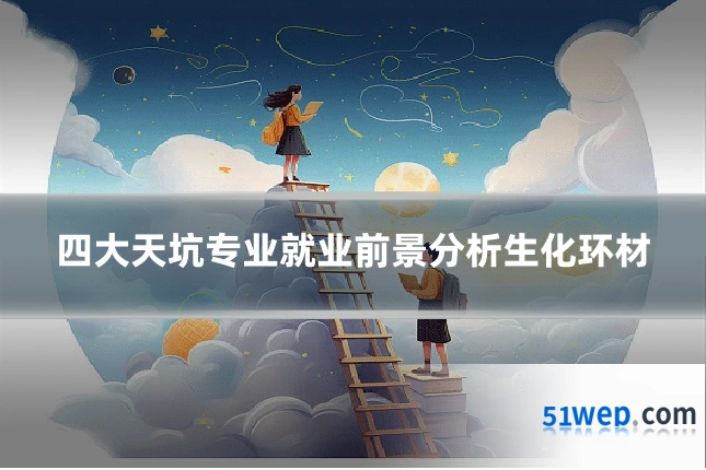 四大天坑专业就业前景分析生化环材