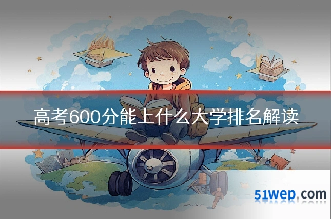高考600分能上什么大学排名解读